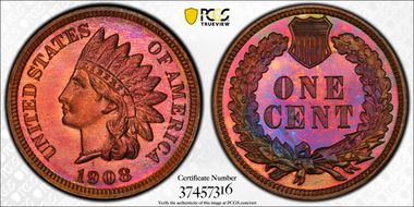 1908 1C PR66+ RB