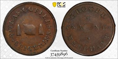 (c.1790) Tk 1/4D DH-6 Not Local MS62BN