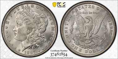 1887/6-O $1 MS63
