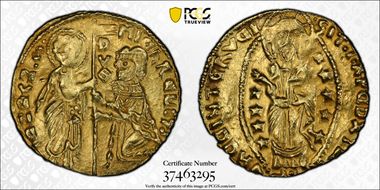 (1400-13) Zecch Chios Fr.2d AU55