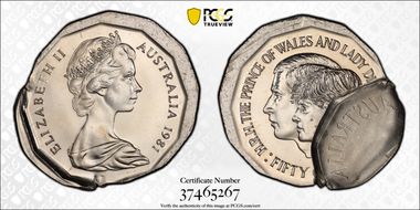 1981 50C Wedding MS65