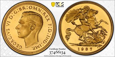 1937 1/2 Sov S-4077 PR67CAM