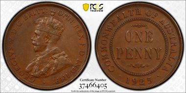 1925 1D KM-23 AU58BN