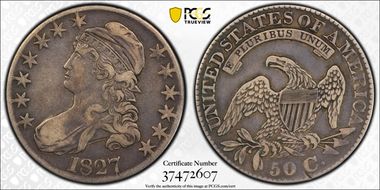 1827 50C O-124a VF35