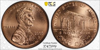 2009-D 1C Lincoln-Early Childhood Satin Finish SP69RD