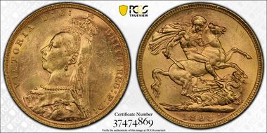 1893-M Sov S-3867C Jubilee Head MS62+