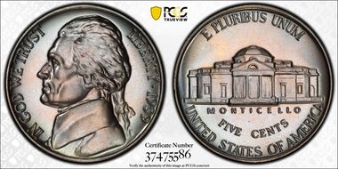 1939 5C Reverse of 1938 PR67+