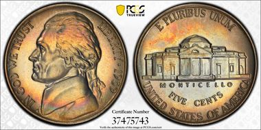 1939 5C Reverse of 1938 PR68