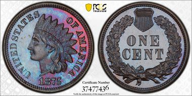 1875 1C PR66BN