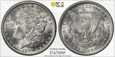 1891-O $1 MS64+