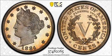 1884 5C PR67+ CAM
