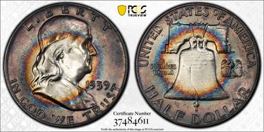 1959 50C DDR, FS-801 MS63