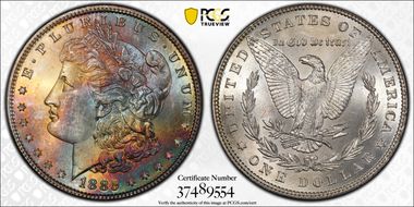 1885 $1 MS67