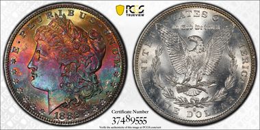 1882-S $1 MS67+
