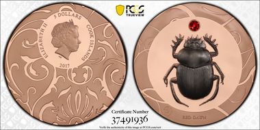 2017 $5 Red Dawn PR69DCAM