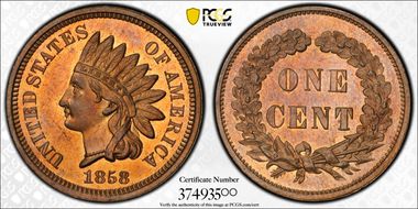 1858 1C J-211 PR64