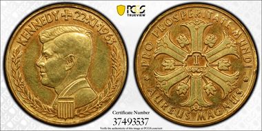 1963 Ducat X#M163 JFK's Death PR1