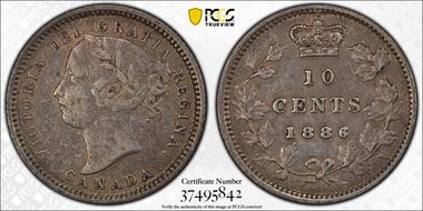 1886 10C Small 6 XF45