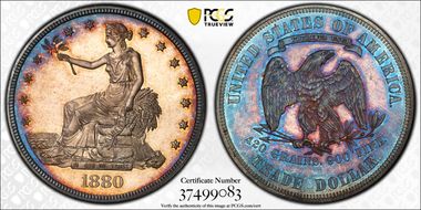 1880 T$1 Trade PR65