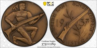 1937 Medal Uster R-1868b AE Matte SP65