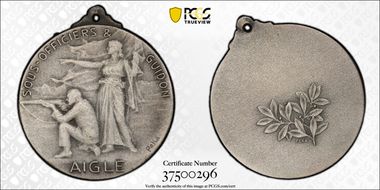 No Date Medal Vaud R-1669 Matte Ag SP65