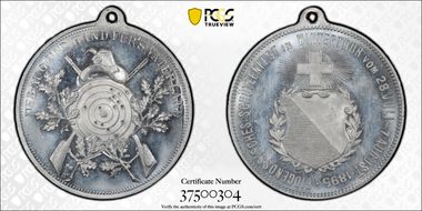 1895 Medal Winterthur R-1763c Aluminum SP64