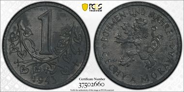 1943 Koruna MS62