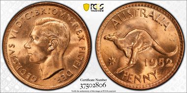 1952 (m) 1D MS65RD
