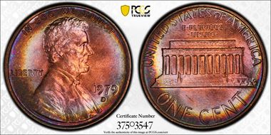 1979-D 1C MS65RB