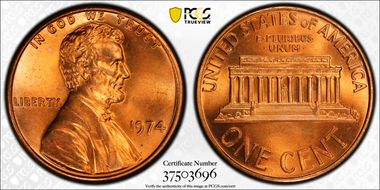1974 1C MS67RD