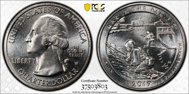 2019-W 25C War in the Pacific NP MS66+