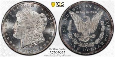 1879-S $1 VAM 43 Reverse of 1878 MS63+