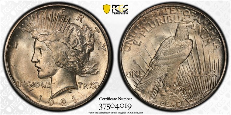 Cert 37504019 - Coin Image