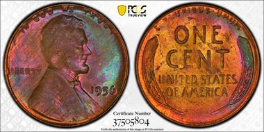 1956 1C MS64RB
