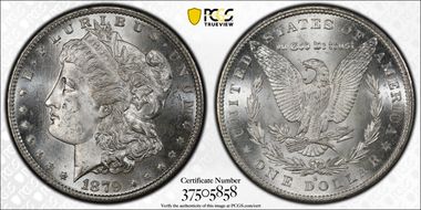 1879-S $1 MS65+