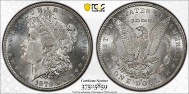 1879-S $1 MS65