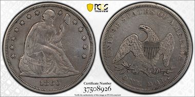 1860 $1 XF40