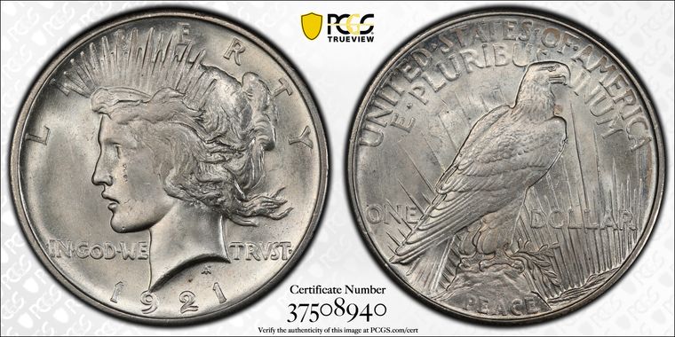 Cert 37508940 - Coin Image