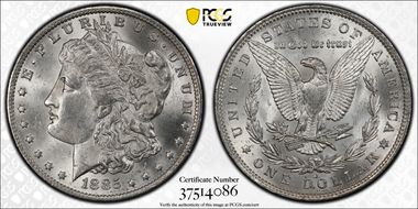 1885-O $1 MS64