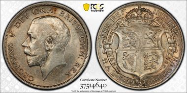 1920 1/2 Cr S-4021 AU55