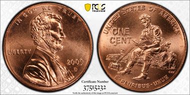 2009-D 1C Lincoln-Formative Years MS66RD