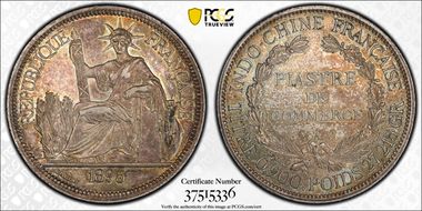 1895-A Piastre Lec-275 AU50