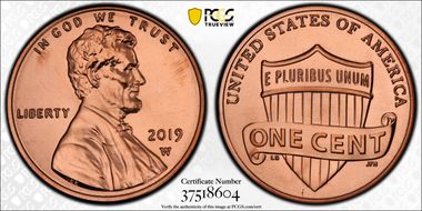 2019-W 1C Shield MS69RD