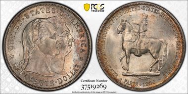 1900 $1 Lafayette MS65+