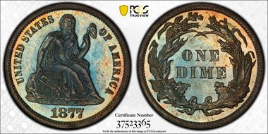1877 10C PR66