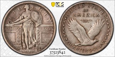 1917 25C Type 1 VF35