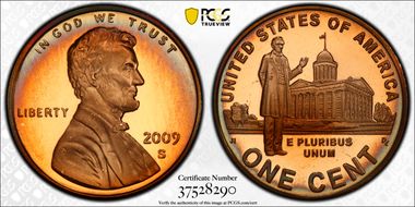 2009-S 1C Lincoln-Professional PR68DCAM