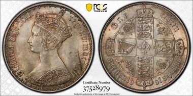 1862 Florin S-3891 ESC-2847 MS64
