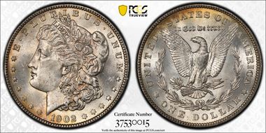 1902 $1 MS64