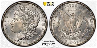 1902 $1 MS65